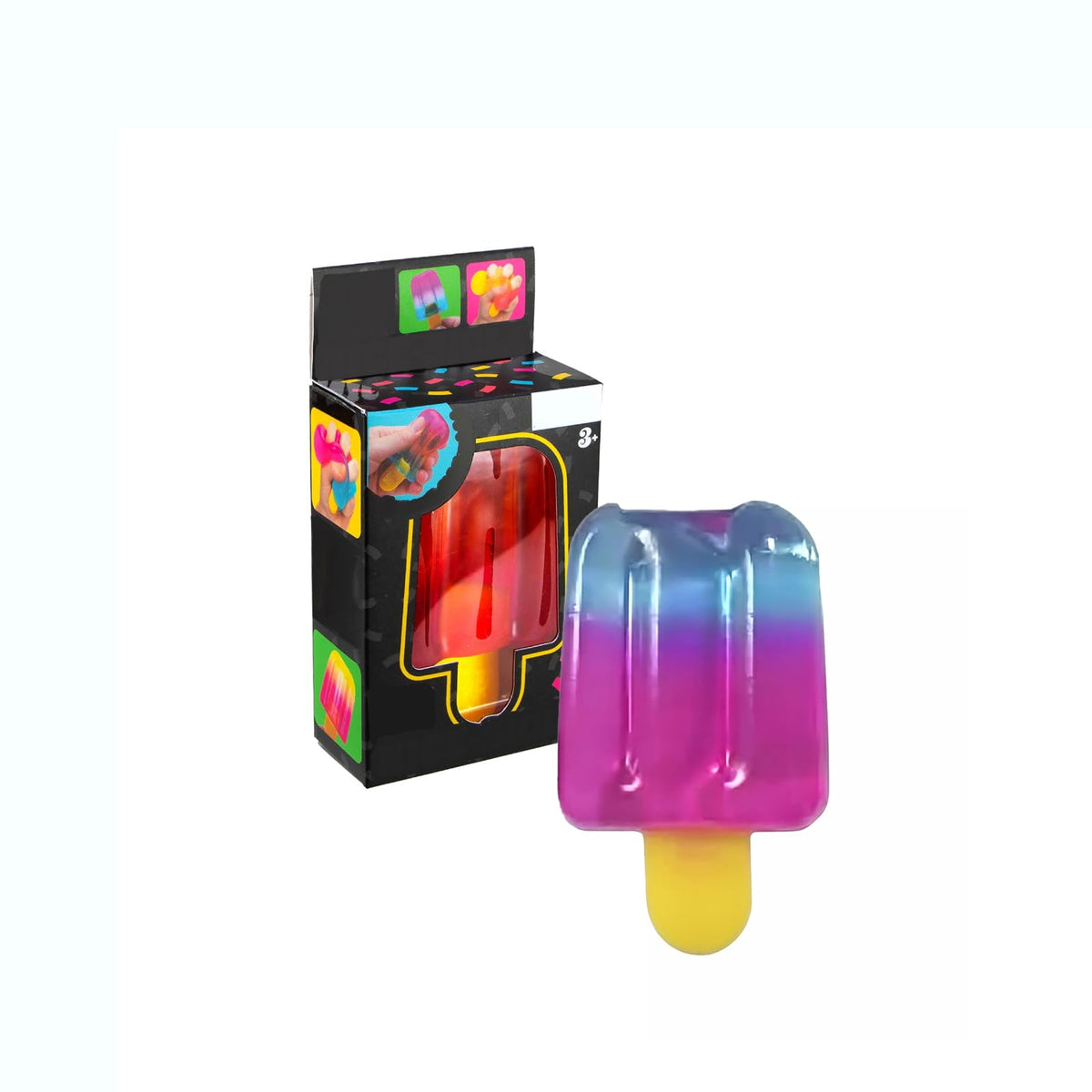 Nee doh Ice Cream Squeeze Squishy,Sensory Stress Relief Toys,Party Favors forAdults,Squishies Slow Rising Fidget Toy Suitable for Anxiety Stress (ice Cream-#01)