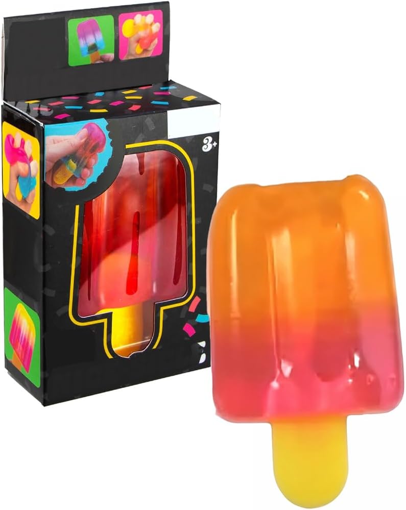 Nee doh Ice Cream Squeeze Squishy,Sensory Stress Relief Toys,Party Favors forAdults,Squishies Slow Rising Fidget Toy Suitable for Anxiety Stress (ice Cream-#01)