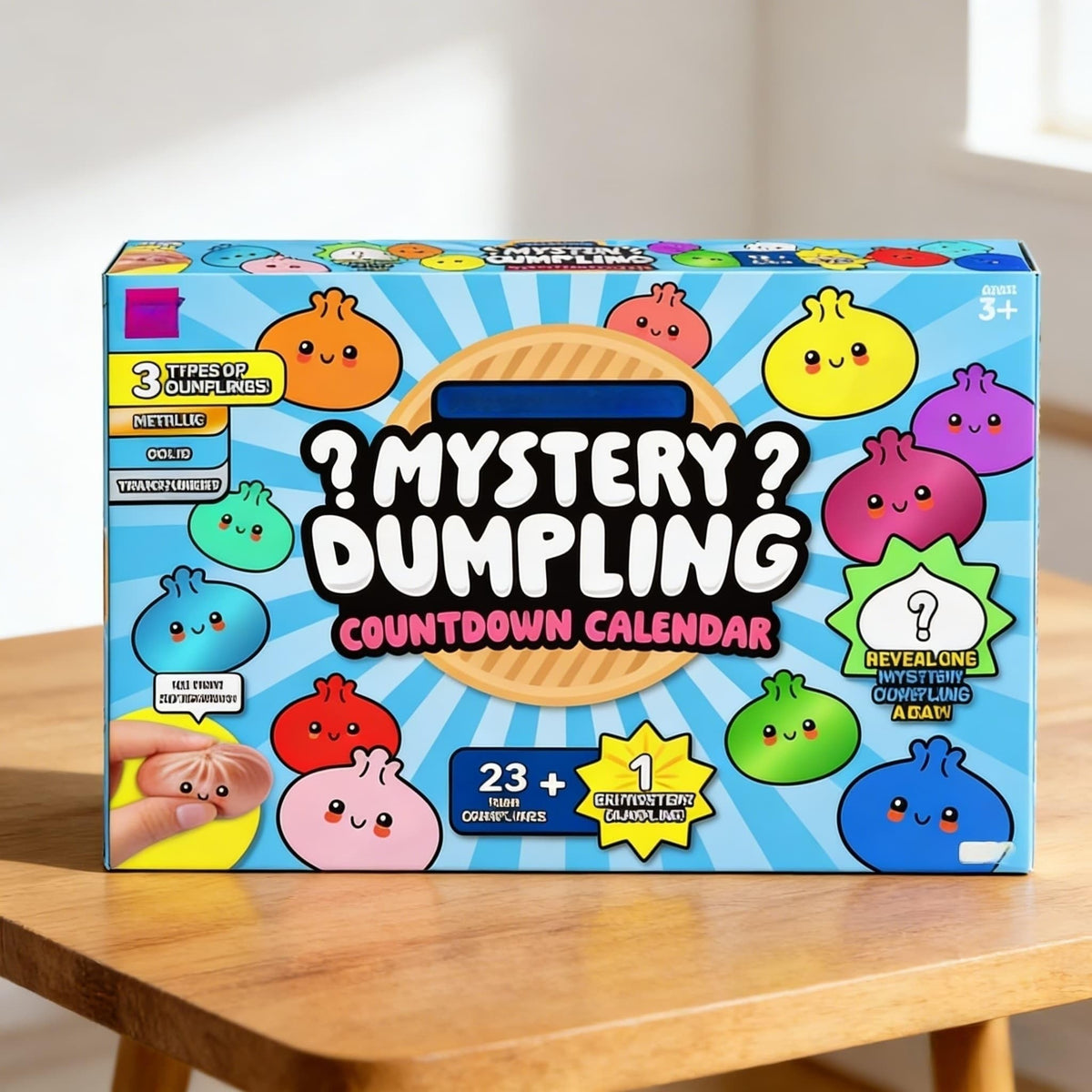 Mystery Dumpling Squishy Advent Calendar – 24 Blind Box Squishies