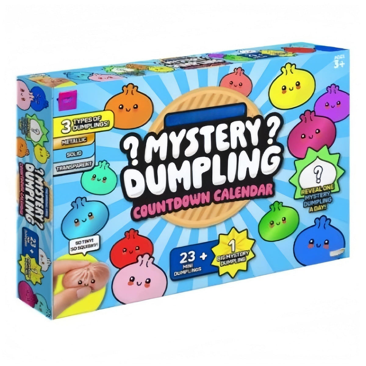 Mystery Dumpling Squishy Advent Calendar – 24 Blind Box Squishies